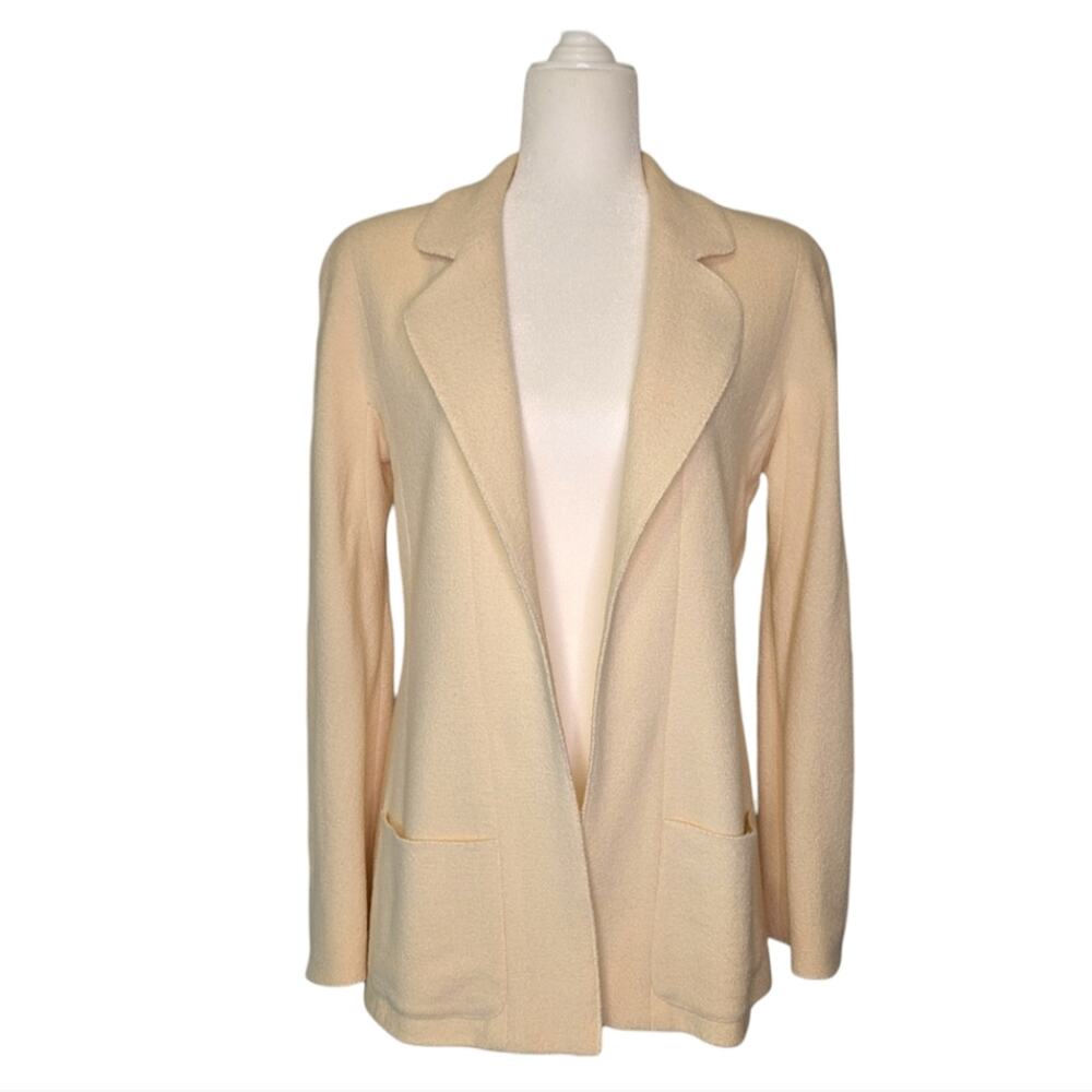 Vintage Chanel 1999 Cruise Collection Blazer Jacket Ivory Cream CC logo FR38 | 6 - Picture 5 of 15